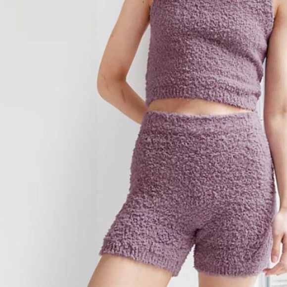 Babaton Pants - 𝅺The Group BABATON Retreat High Waisted Plush Shorts S NEW